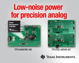 TI Power Development Kits for Precision Analog to Minimize Noise