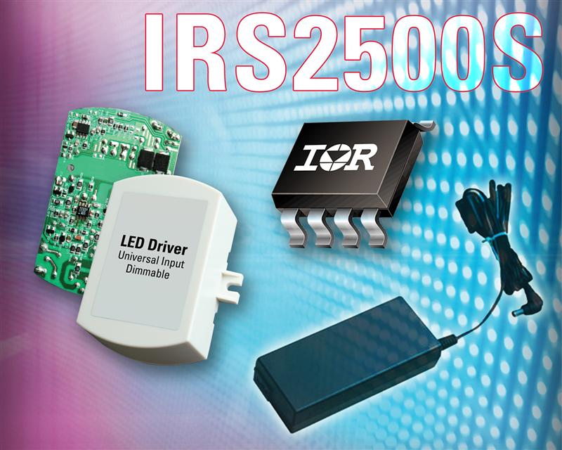 IRs IRS2500 PFC Control IC Reduces Noise Sensitivity for Cost- Sensitive Electronic Ballast and SMPS Applications