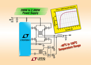 Phase-modulated full-bridge controller has wide operating temperature range