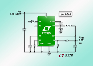 Step-down converter touts very low quiescent current