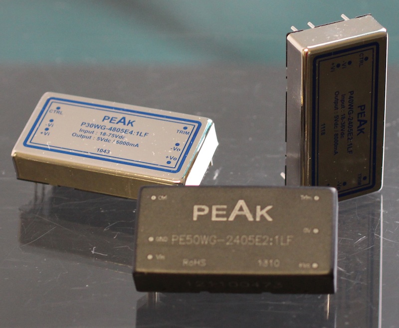 PEAK electronics expands mini converter series with 30W, 40W, and 50W models