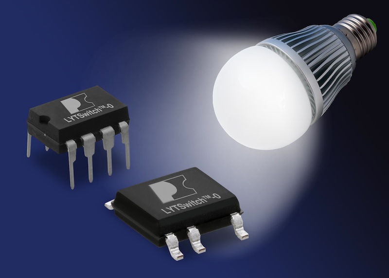 LYTSwitch-0 highly-integrated LED-driver ICs target low-power LED bulbs