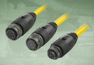 TURCK's rugged overmolded Mil-Spec cordsets handle harsh applications