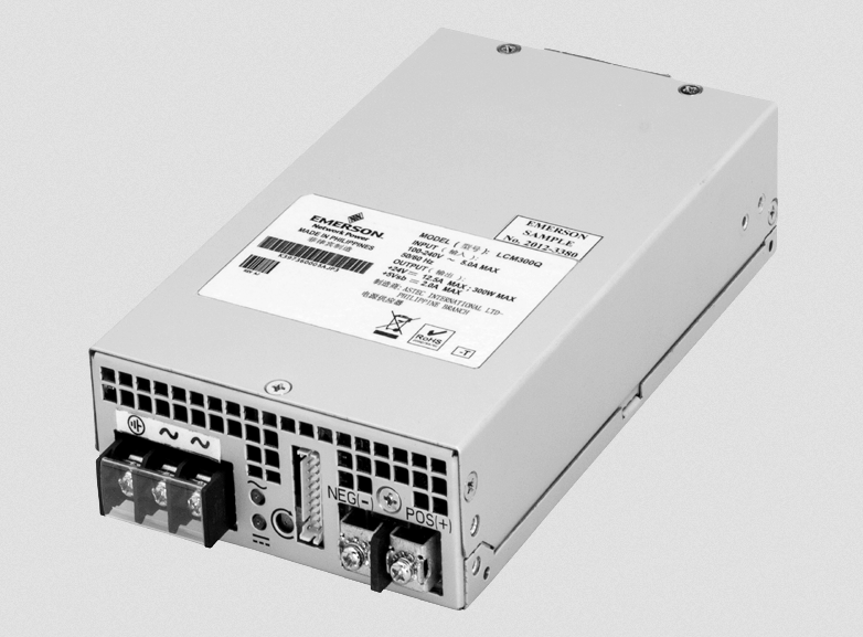Emerson's cost-competitive 300W single-output AC/DC supply serves industrial and medical apps