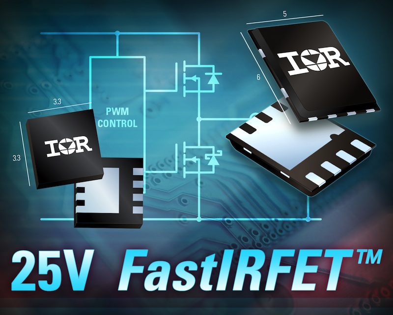 IRs FastIRFETs boast industry-leading efficiency in DC/DC synchronous buck apps
