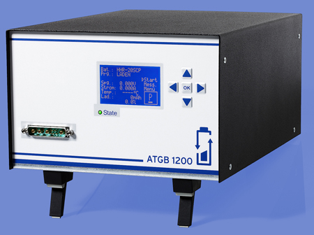 Battery Test Equipment ATGB 1200 Enables Fully Automatic Testing Of Battery Systems with Integrated Charging Electronics