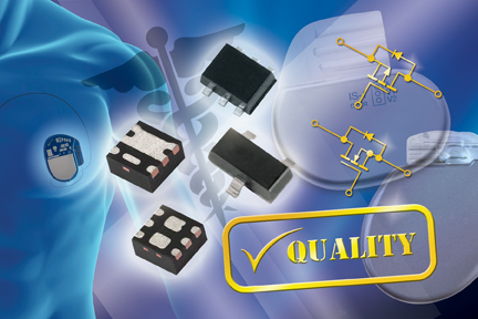 New Vishay Siliconix Medical MOSFETs for Implantable Applications