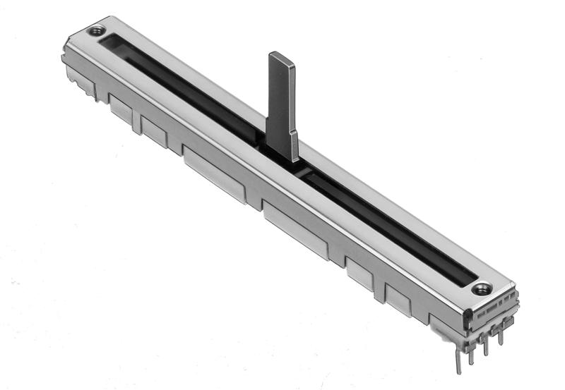 ALPS: Compact Slide Potentiometer with 60mm Travel Length for Professional Audio Applications