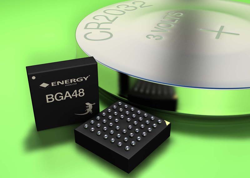 Energy Micro adds new ultra-compact BGA48 package to Gecko range for space-constrained applications