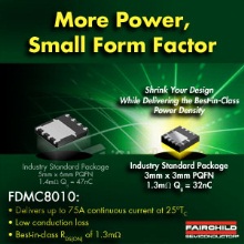 Fairchild Semiconductors Boosted Class-D Amplifier Helps Mobile Device Designers Achieve Loud and Clear Sound While Extending Battery Life