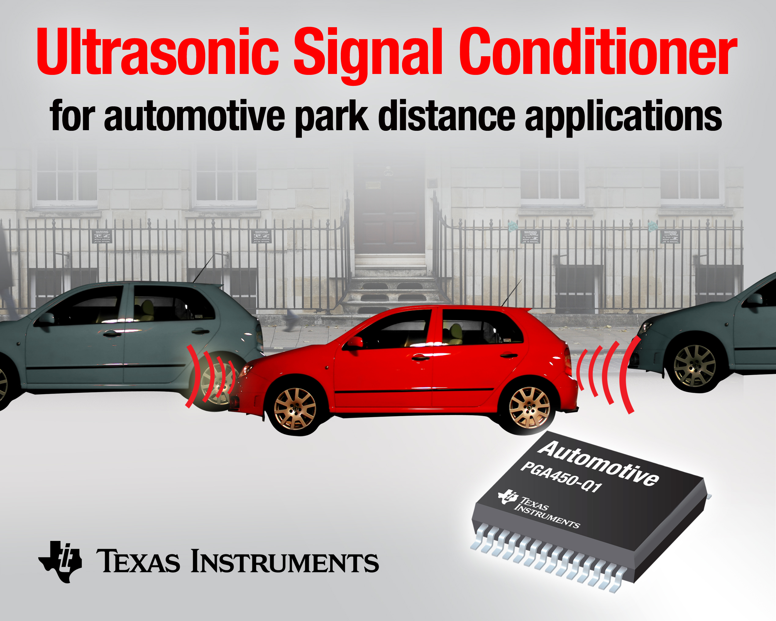 TI delivers fully integrated ultrasonic signal conditioner for automotive parking distance applications