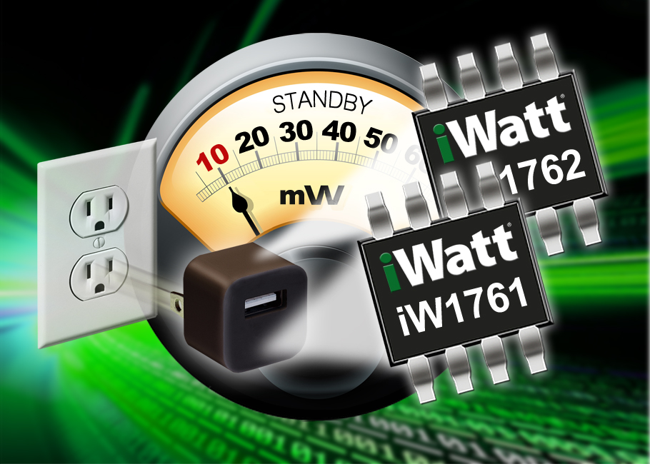 iWatt digital PWM controllers offer ultra-low 12W - 24W standby power supplies