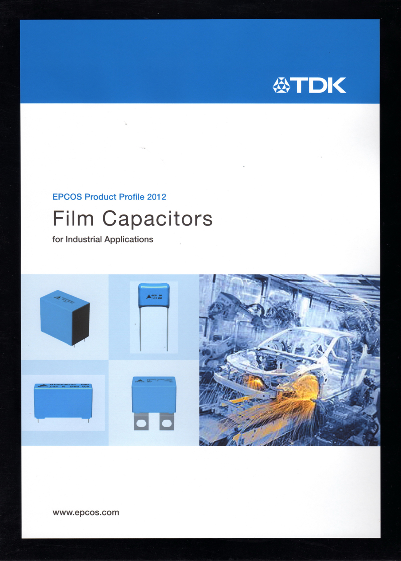 TDK Brochure Features EPCOS Film Capacitors for Industrial Applications