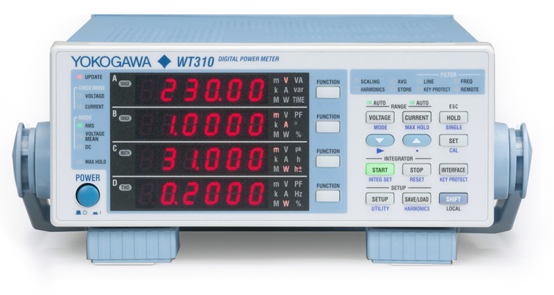 harmonics measurement in yokogawa wt310