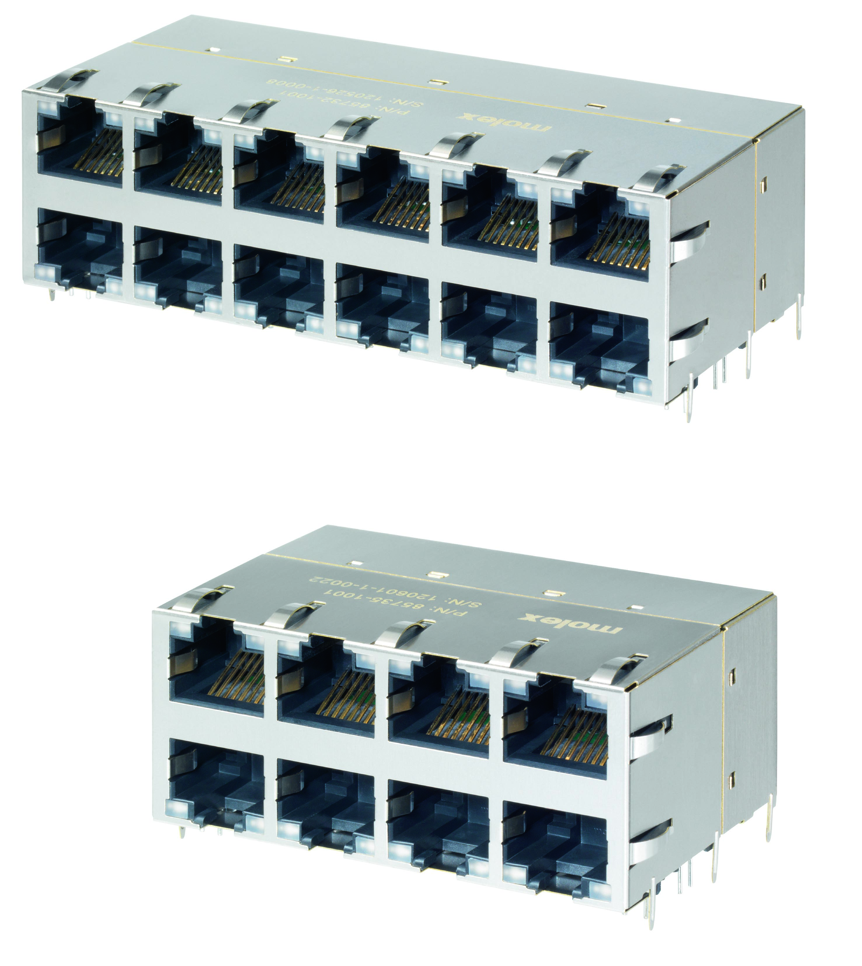 2x4 Multiple Ports RJ45 Integrated Connector