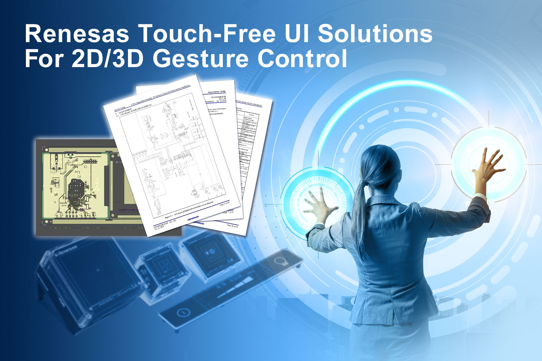 Touch-Free UI Solutions with Capacitive Microcontrollers