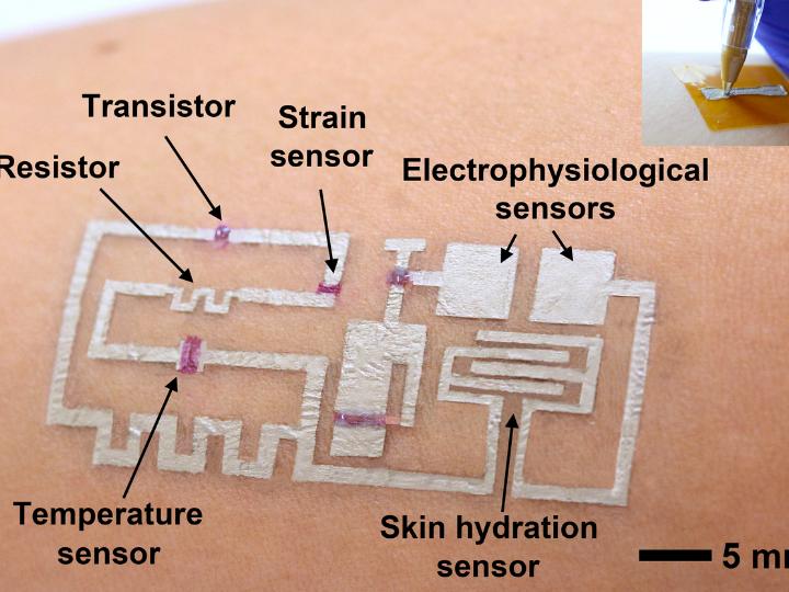 'Drawn-on-Skin' Electronics for Wearable Monitor Breakthrough