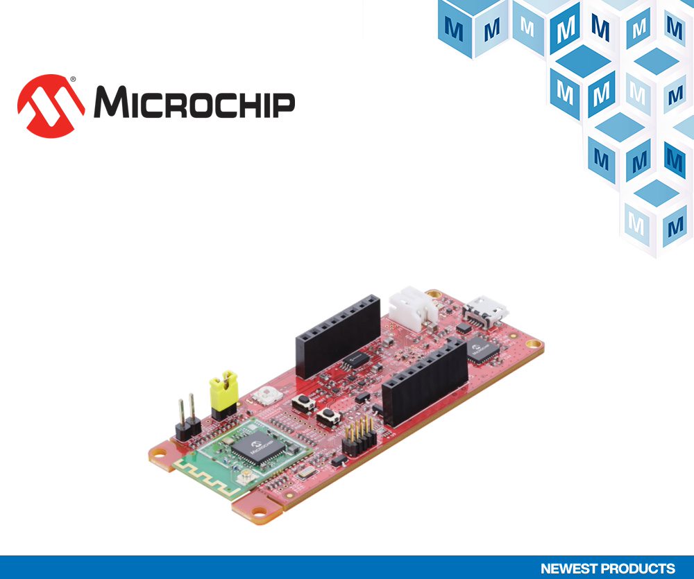 Mouser Now Shipping the Microchip Technology WBZ451 Curiosity Board for Prototyping Wireless Applications
