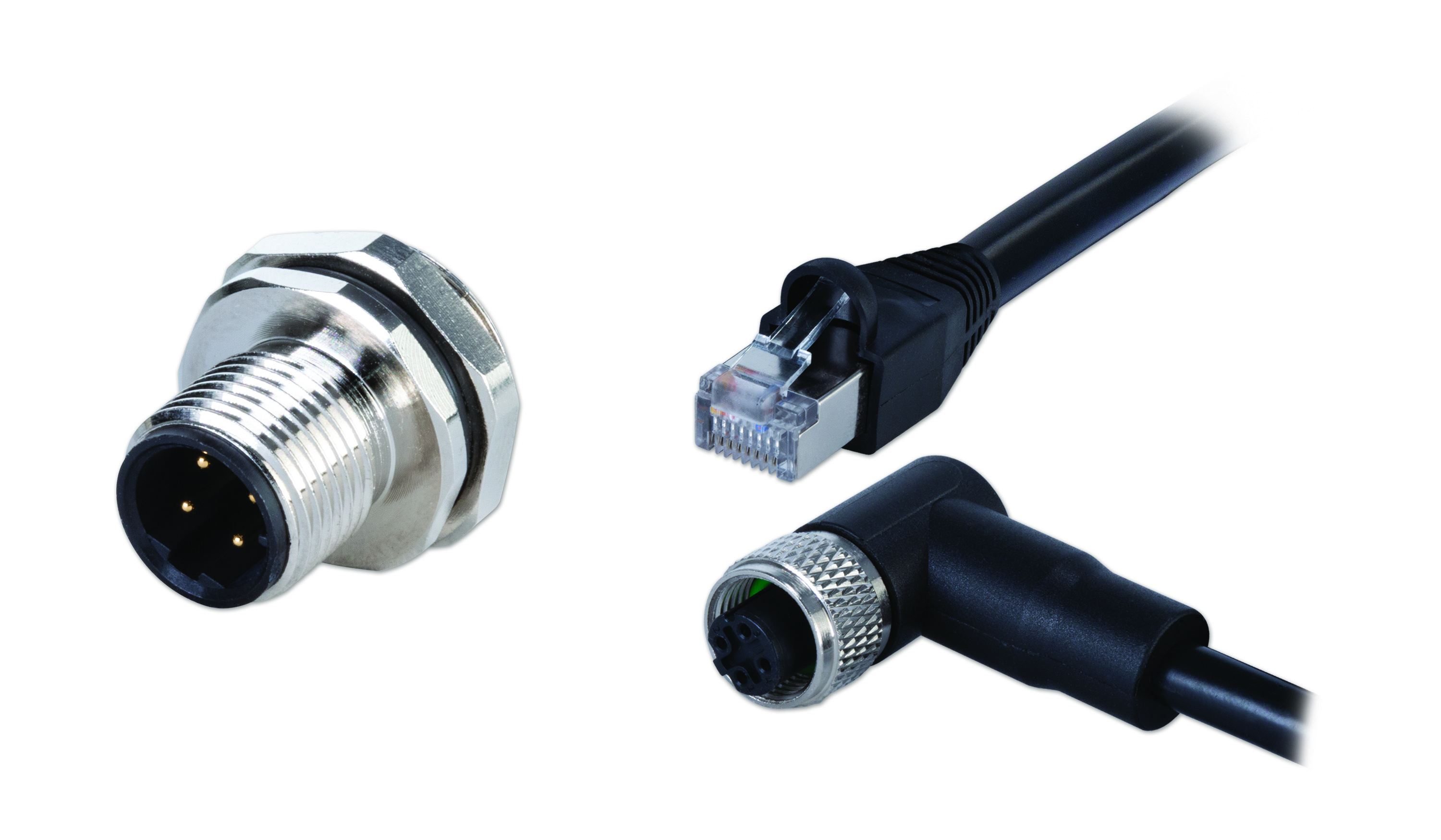 CUI Devices Adds M12 D-Coded Models to Circular Connectors and Cables Product Lines