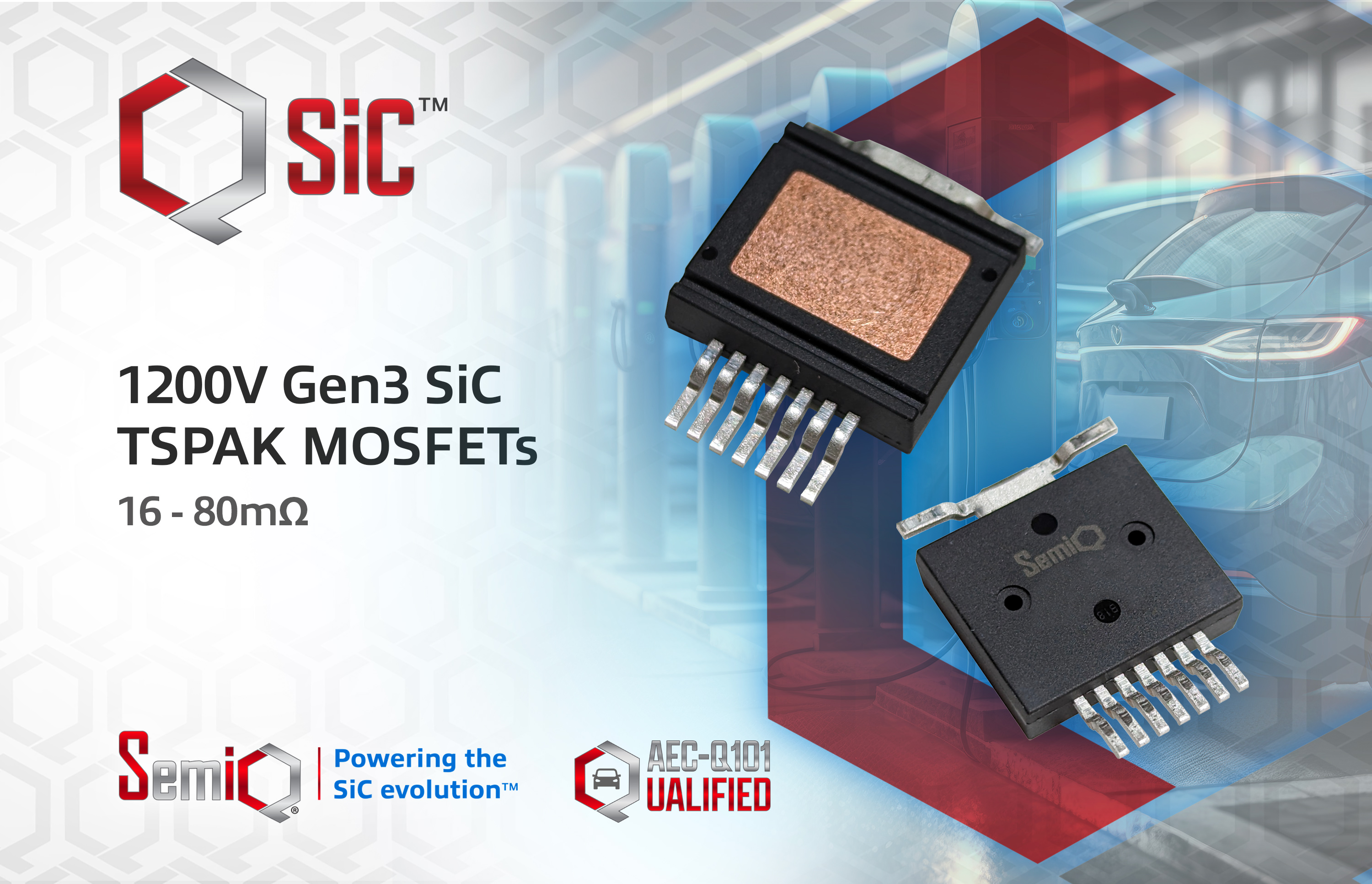 SemiQ Expands Gen3 SiC MOSFET Offering, Launches 1200 V TSPAK Series with Top-Side Cooling and Isolated Thermal Path
