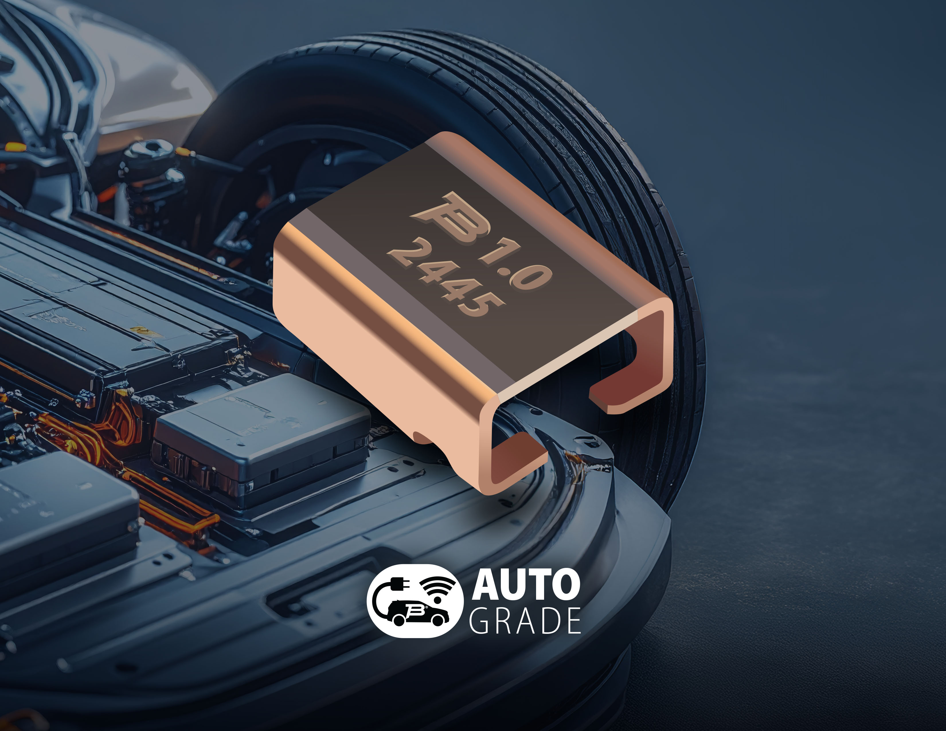 New AEC-Q200 Compliant, Automotive Grade 4-Terminal Type Shunt Resistors Now Available from Bourns
