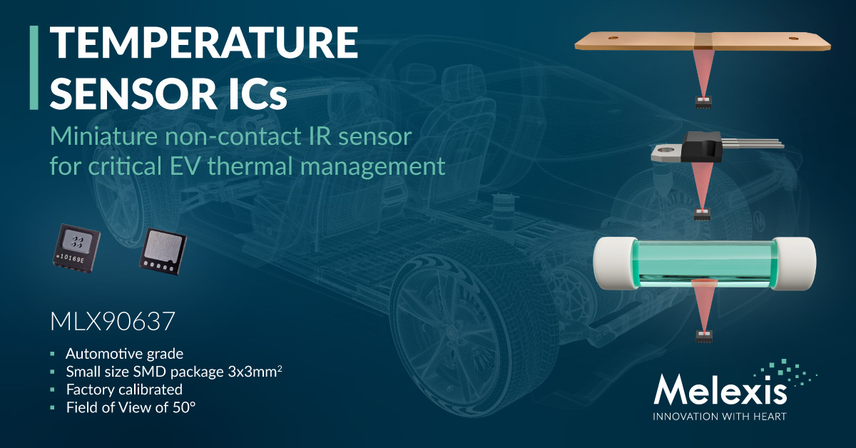 Melexis Introduces The First Automotive-Grade Surface-Mount Infrared Temperature Sensor