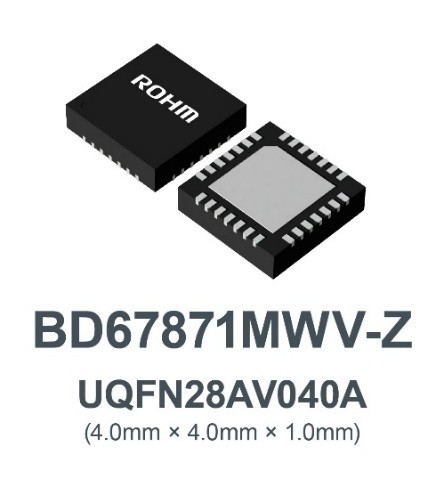 ROHM’s Three-Phase Brushless DC Motor Gate Driver Minimizes FET Heat Generation and EMI