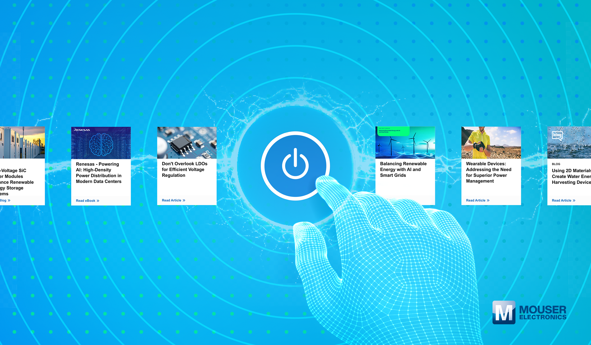 Mouser Electronics Highlights Energy-Efficient Designs With Power Management Resource Centre