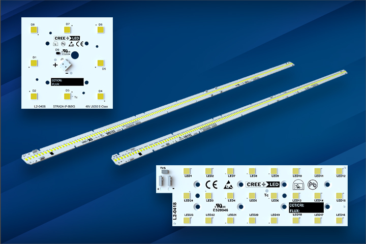 Cree LED Introduces Fully Assembled L2 PCBA Solutions that Address a Wide Range of Indoor and Outdoor Lighting Use Cases