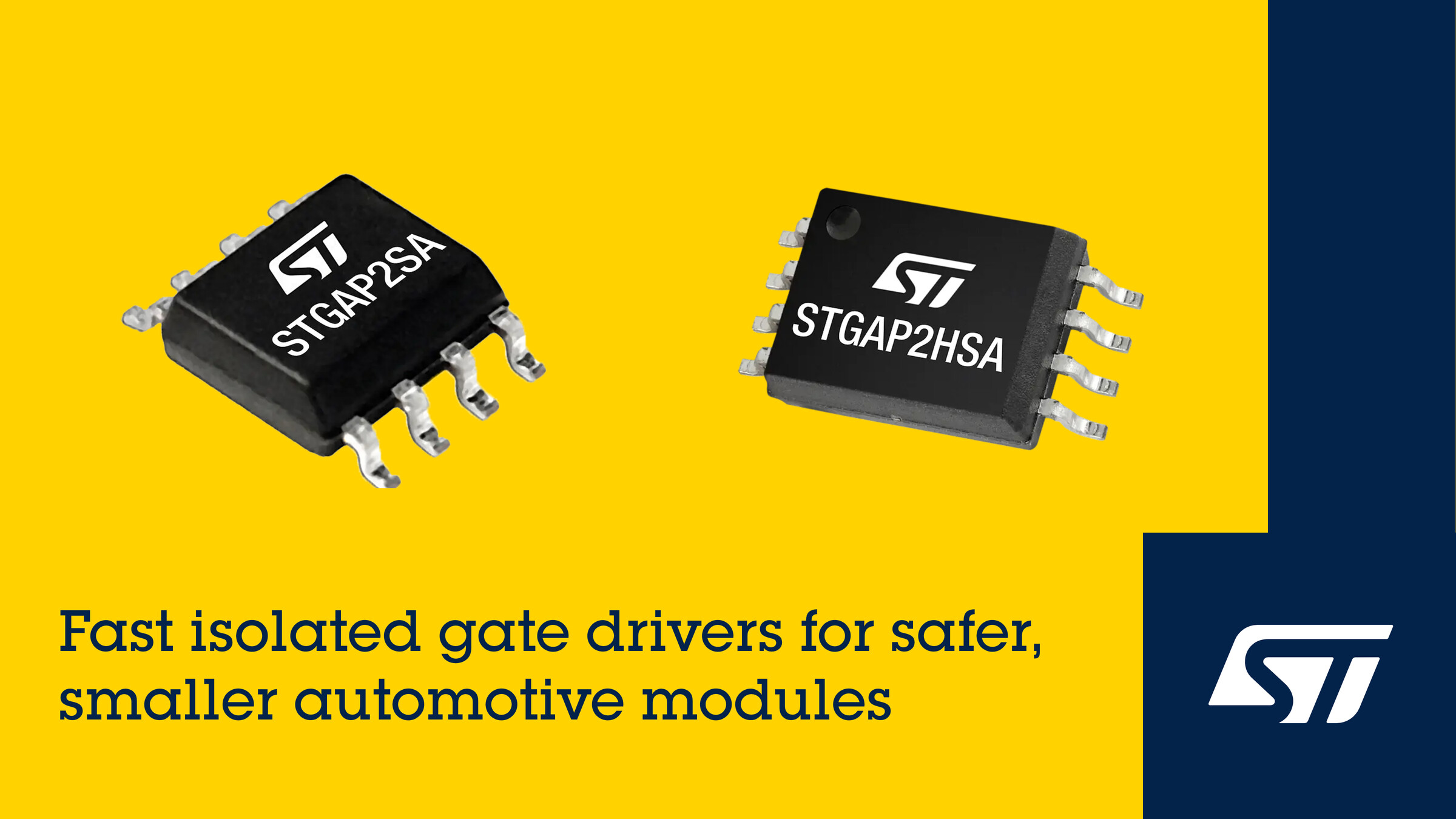 STMicroelectronics' Fast-Acting Isolated Gate Drivers for Smaller, Safer Automotive Modules