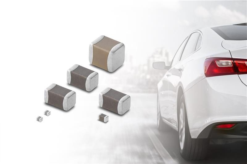Murata Begins Mass Production of Seven Automotive MLCCs with World-Leading Capacitance for Their Rated Voltage and Size