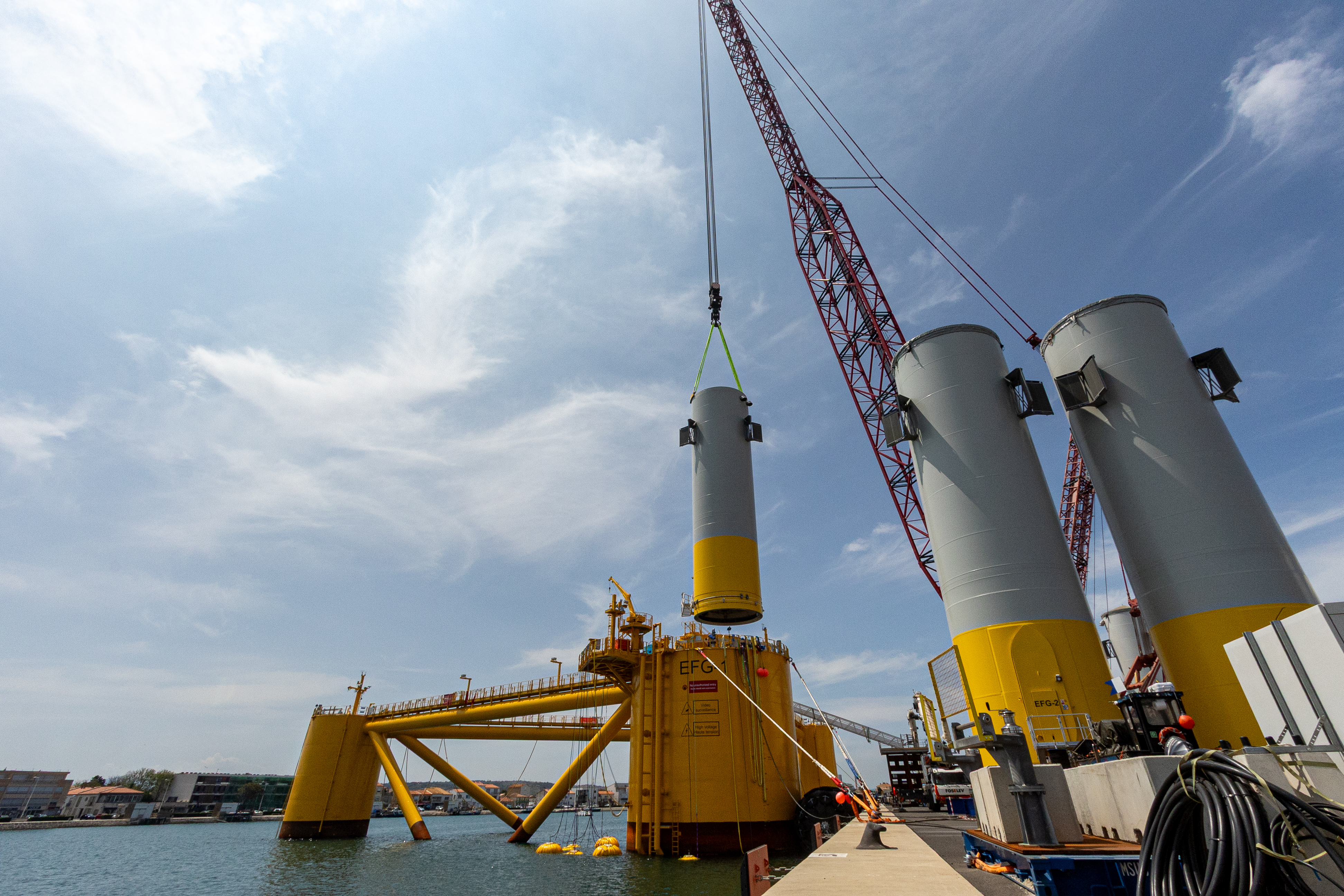 Supporting Construction of Next-Gen Floating Offshore Wind Turbines