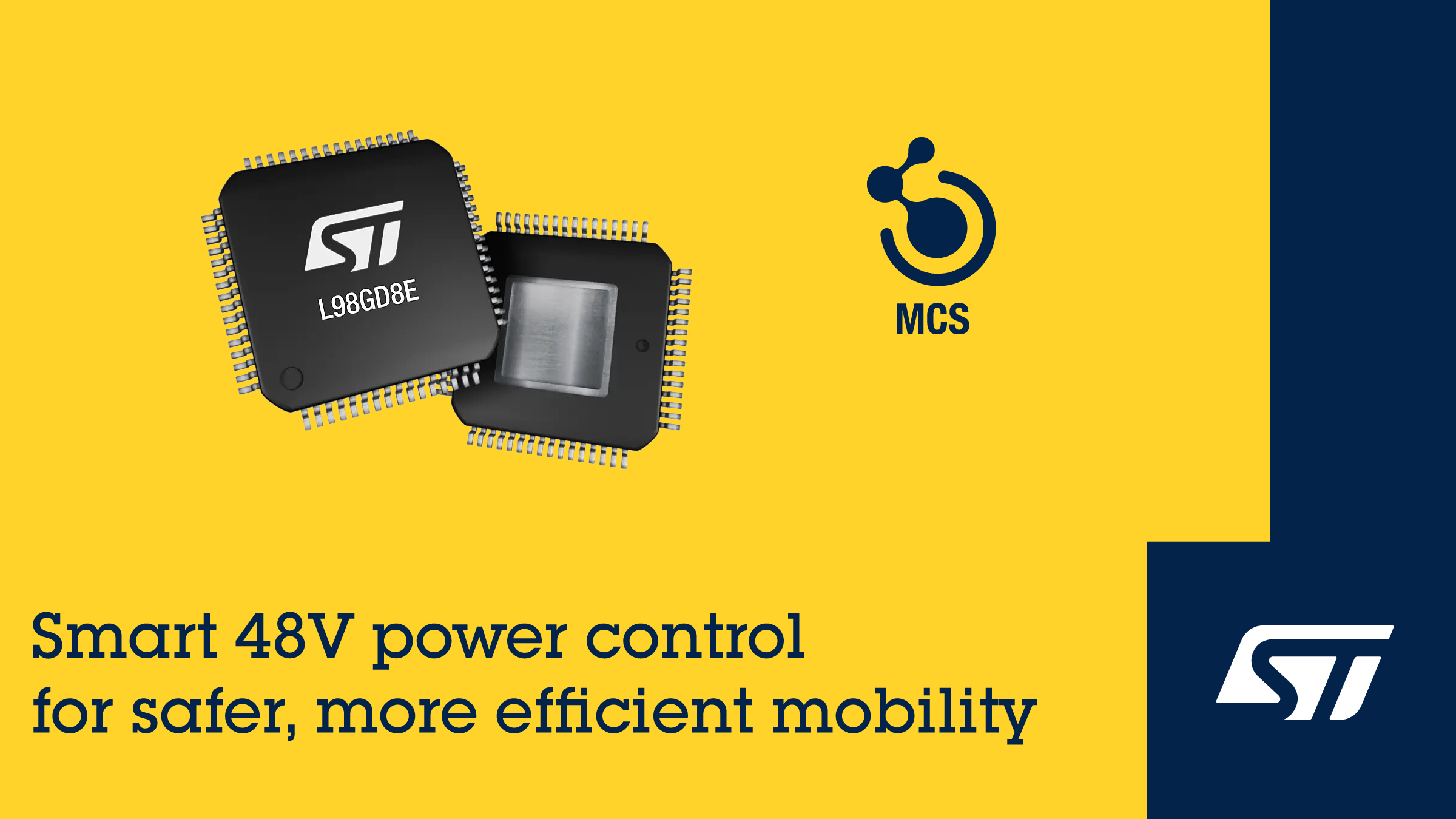 STMicroelectronics' 48V Automotive Pre-Driver Combines ISO 21780 Compliance with 8-Channel Flexibility for Mild-Hybrid and Auxiliary Systems