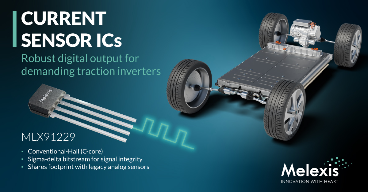 Melexis Tackles Signal Integrity Challenges in High-Power EVs with Digital Current Sensor
