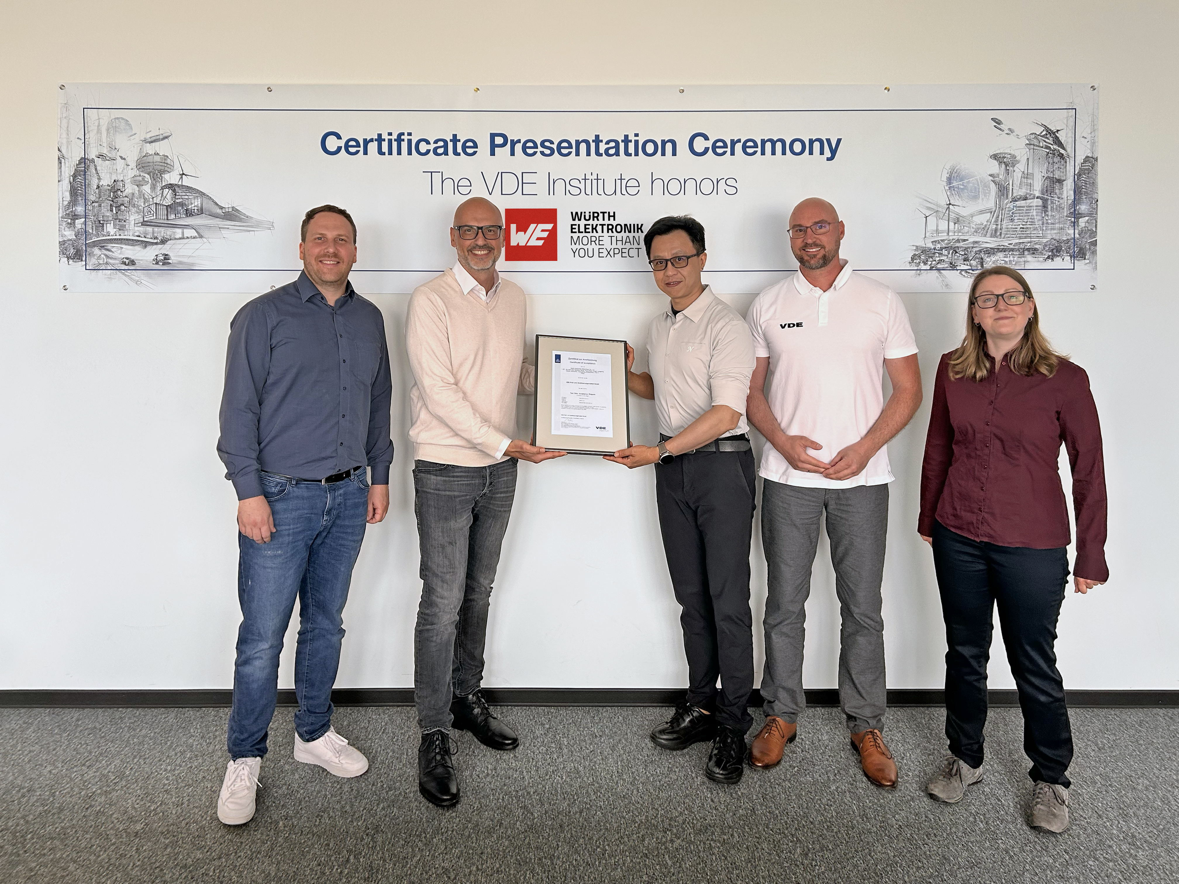 Würth Elektronik Receives the World's First TDAP Stage 2 Certificate for its EMC Chokes